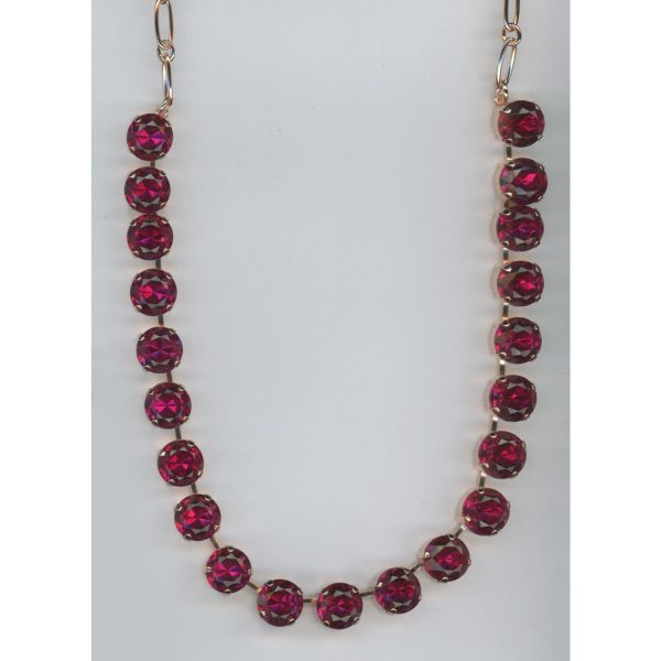 Necklace By Mariana Woman Modern Ruby Swarovski Crystals