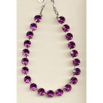 Necklace By Mariana Woman Delicate Fuchsia Swarovski Crystals