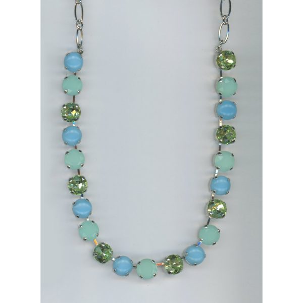 Necklace By Mariana Woman Contemporary Dk.Grey pearl Swarovski Crystals