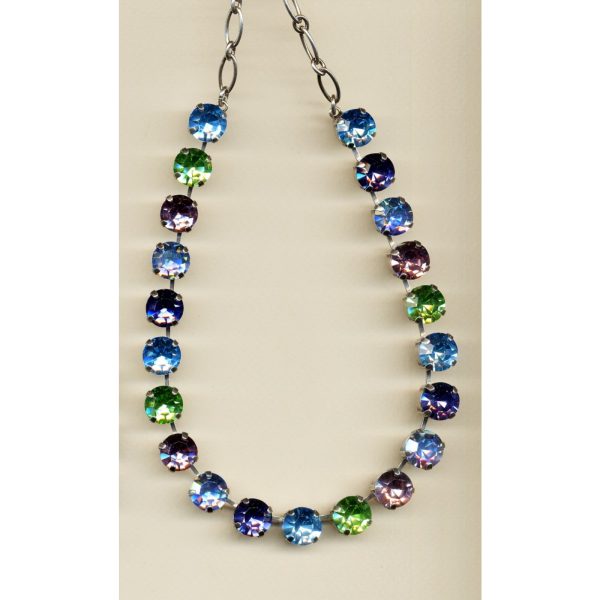 Necklace By Mariana Woman Modern Light Multi Swarovski Crystals