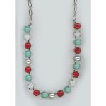 Necklace By Mariana Woman Chic Turquoise and Laguna Delite Swarovski Crystals - Image 2