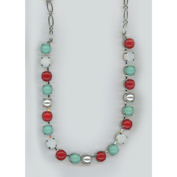 Necklace By Mariana Woman Chic Turquoise and Laguna Delite Swarovski Crystals