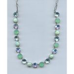 Necklace By Mariana Woman Turquoise and AB and Pacific Opal Swarovski Crystals