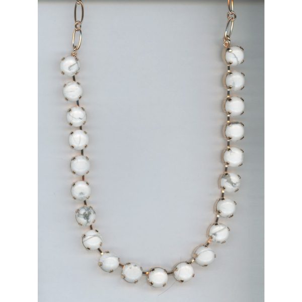 Necklace By Mariana Woman Exquisite White Mineral Swarovski Crystals