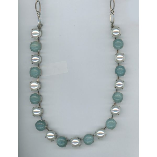 Necklace By Mariana Woman Stylish Turquoise Mineral Swarovski Crystals