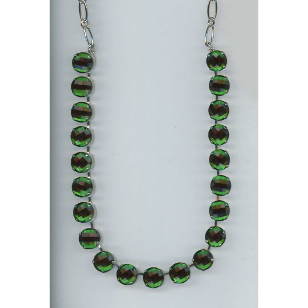 Necklace By Mariana Woman Radiant Emerald Swarovski Crystals