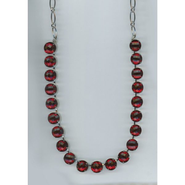 Necklace By Mariana Woman Captivating Siam Swarovski Crystals