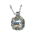 Pendant By Mariana Woman Exquisite Clear and Black Diamond Swarovski Crystals - Image 2