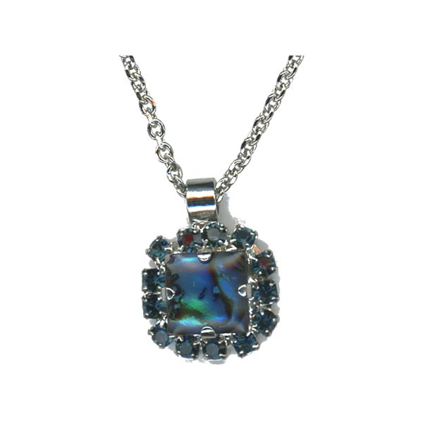 Pendant By Mariana Woman Beautiful Sapphire and Montana Blue Swarovski Crystals