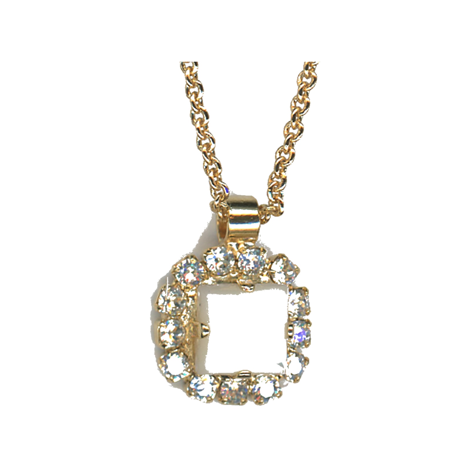 N-5002-3-MOLM87-SP Pendant By Mariana Woman Chic Moonlight and Shell white mop Swarovski Crystals - Image 1