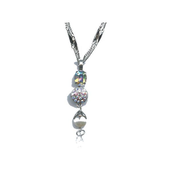 Pendant By Mariana Woman Stunning Crystal AB Swarovski Crystals