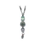 Pendant By Mariana Woman Chic Topaz and Pale Green and Pink Swarovski Crystals