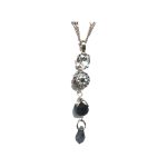 Pendant By Mariana Woman Chic Clear and AB and Silver Night Swarovski Crystals - Image 2