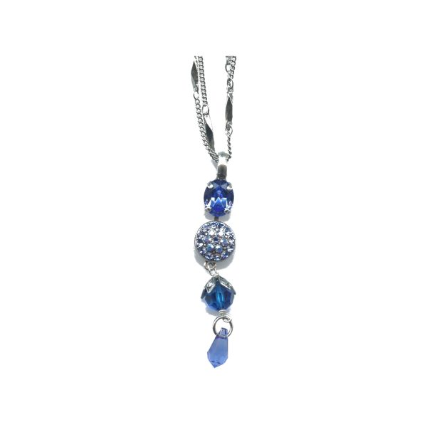 Pendant By Mariana Woman Captivating Sapphire Swarovski Crystals