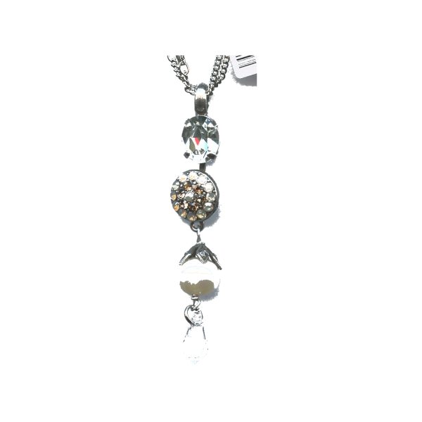 Pendant By Mariana Woman Chic Light Colorado Topaz and Clear Swarovski Crystals
