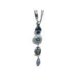 Pendant By Mariana Woman Stylish Teal Blue Colors Swarovski Crystals - Image 2