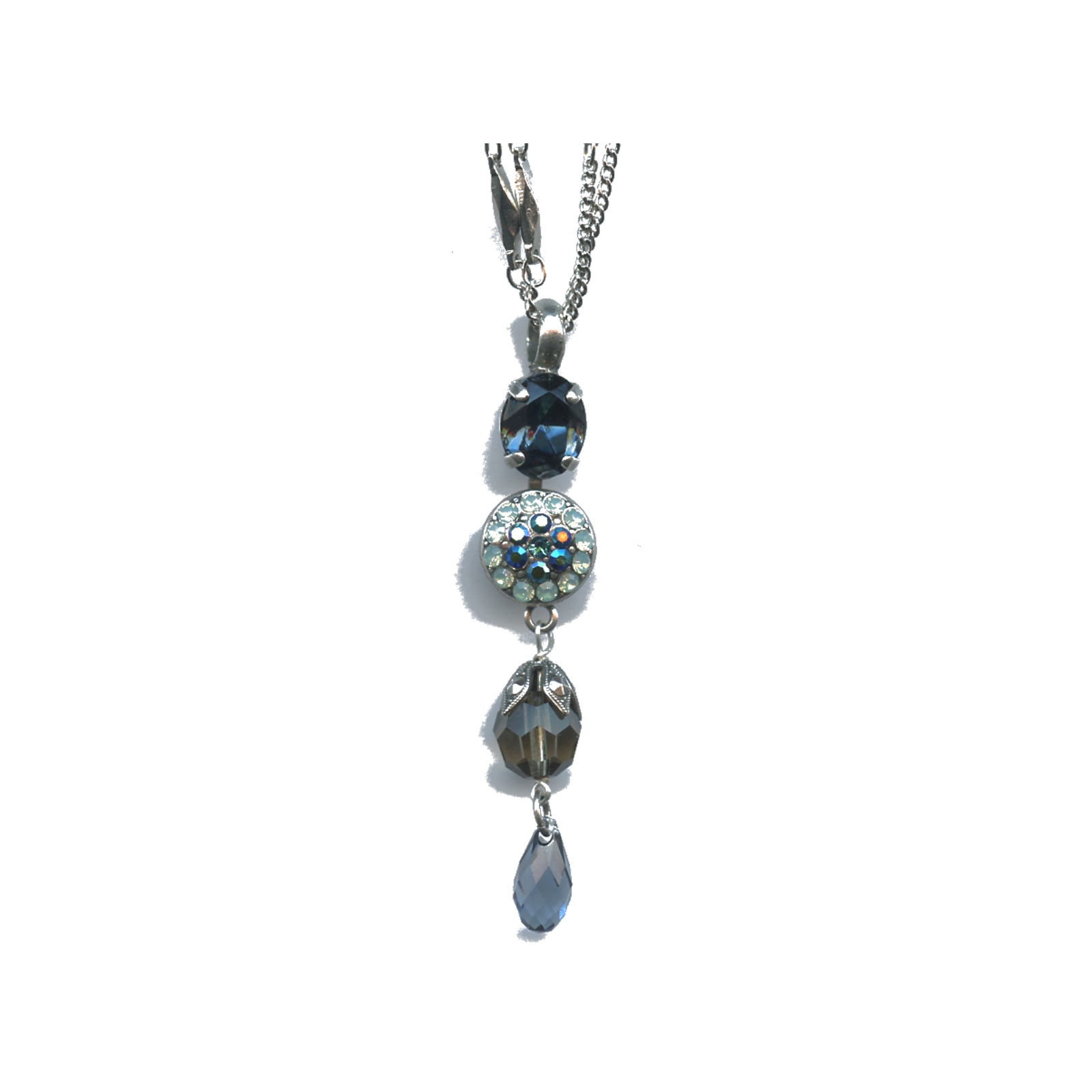 N-5416-1-4201-SP Pendant By Mariana Woman Stylish Teal Blue Colors Swarovski Crystals - Image 1