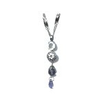 Pendant By Mariana Woman Luxurious Shades of Purple and Shell Swarovski Crystals