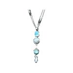 Pendant By Mariana Woman Lovely Turquoise Mineral and AB Swarovski Crystals